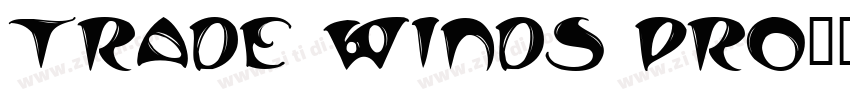 Trade Winds Pro字体转换